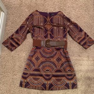 Shift Midi Length Dress-Size Large